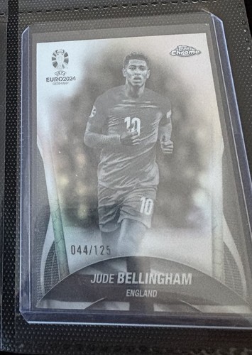 Jude Bellingham 2024 Topps Chrome Black and White Refractor /125