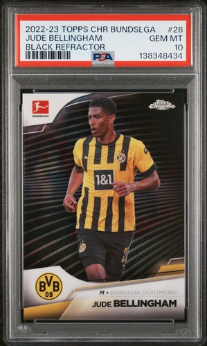 Jude Bellingham 2022 Topps Chrome Black Refractor /10