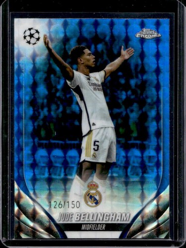 Jude Bellingham 2023 Topps Chrome Blue Geometric Refractor /150