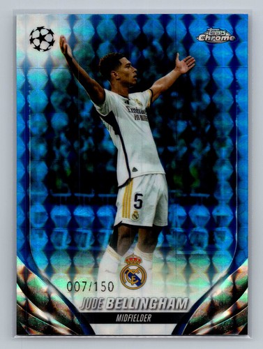 Jude Bellingham 2023 Topps Chrome Blue Geometric Refractor /150