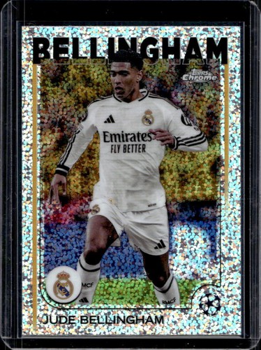 Jude Bellingham 2024 Topps Chrome Blue Refractor #22