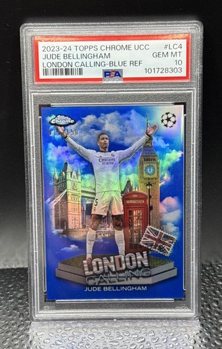 Jude Bellingham 2023 Topps Chrome Blue Refractor