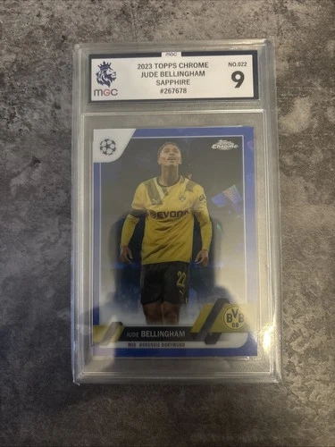 Jude Bellingham 2023 Topps Chrome Blue Sapphire