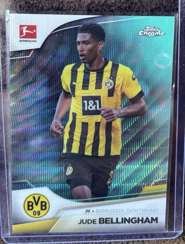 Jude Bellingham 2022 Topps Chrome Bundesliga Aqua Refractor /275