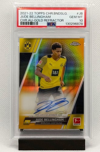 Jude Bellingham 2021 Topps Chrome Bundesliga Gold /50