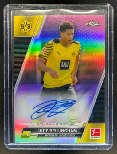 Jude Bellingham 2021 Topps Chrome Bundesliga Pink Refractor /75