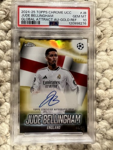 Jude Bellingham 2024 Topps Chrome Gold /50