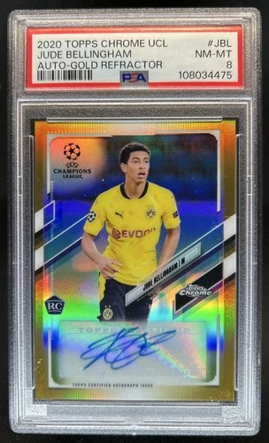 Jude Bellingham 2021 Topps Chrome Gold /50