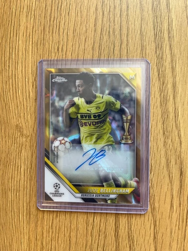 Jude Bellingham 2021 Topps Chrome Gold Lava