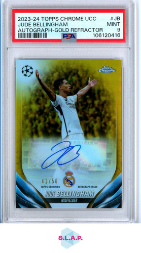 Jude Bellingham 2023 Topps Chrome Gold Refractor /50