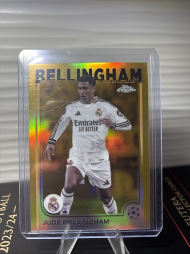 Jude Bellingham 2024 Topps Chrome Gold Refractor /50