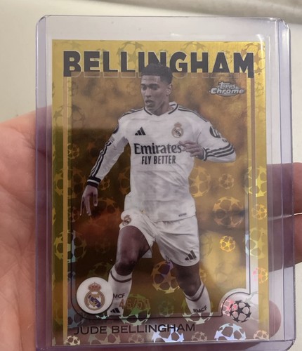 Jude Bellingham 2024 Topps Chrome Gold Starball Refractor /50