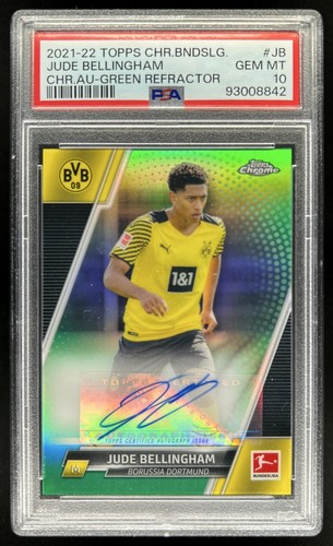 Jude Bellingham 2021 Topps Chrome Green Refractor /99