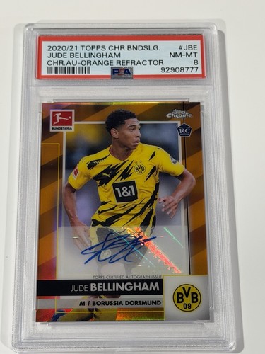Jude Bellingham 2020 Topps Chrome Orange Refractor /25