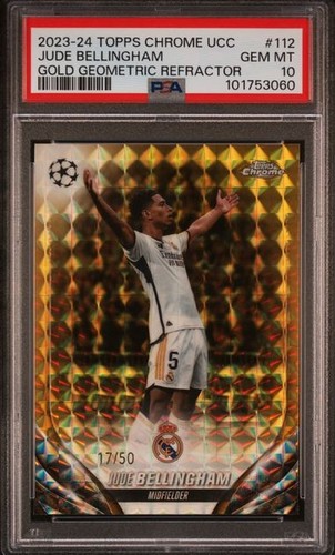 Jude Bellingham 2023 Topps Chrome Oro Geometrico /50