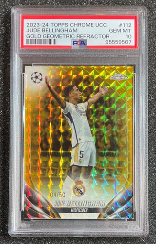 Jude Bellingham 2023 Topps Chrome Oro Geometrico /50