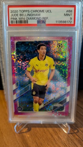 Jude Bellingham 2020 Topps Chrome Pink Mini Diamond /175