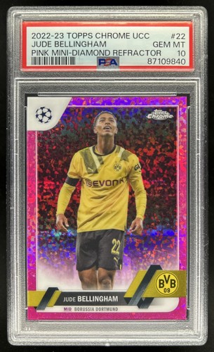 Jude Bellingham 2023 Topps Chrome Pink Mini Diamond Refractor /175