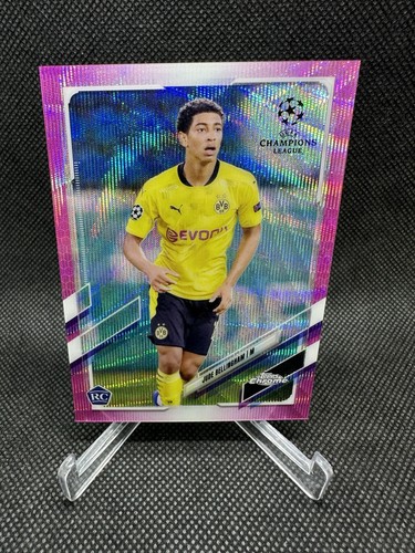 Jude Bellingham 2020 Topps Chrome Pink Wave