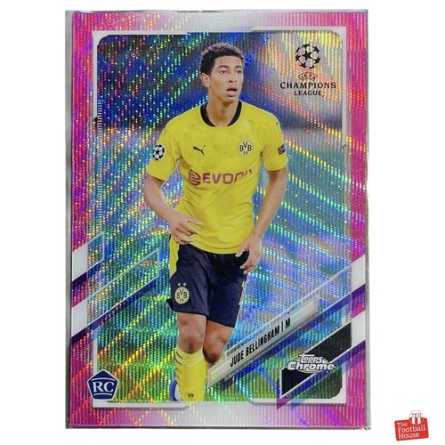 Jude Bellingham 2020 Topps Chrome Pink Wave