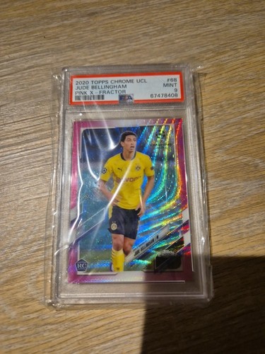 Jude Bellingham 2020 Topps Chrome Pink X Refractor
