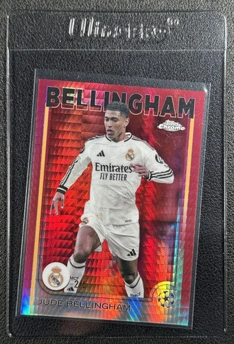 Jude Bellingham 2024 Topps Chrome Red Prism Refractor /2