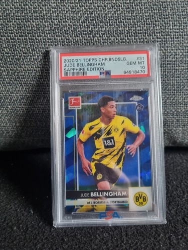 Jude Bellingham 2020 Topps Chrome Sapphire /20