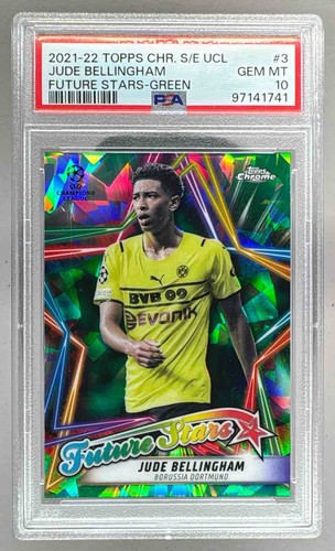 Jude Bellingham 2021 Topps Chrome Sapphire Green /75