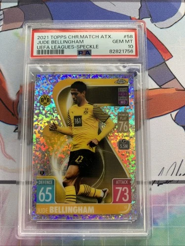 Jude Bellingham 2021 Topps Chrome Speckle