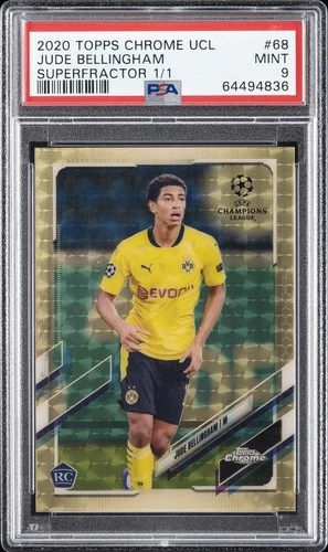 Jude Bellingham 2020 Topps Chrome Superfractor 1/1