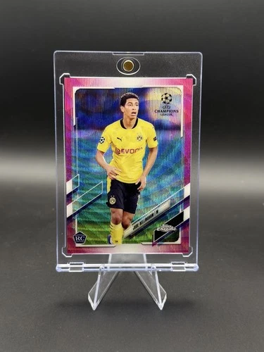 Jude Bellingham 2021 Topps Chrome UCL Pink Wave