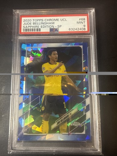 Jude Bellingham 2020 Panini Chrome UCL Sapphire Edition