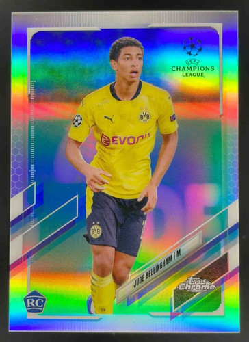Jude Bellingham 2021 Topps Chrome UEFA Champions League Refractor