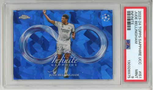 Jude Bellingham 2023 Topps Chrome UEFA Club Competitions Sapphire Infinite