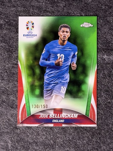 Jude Bellingham 2024 Topps Chrome UEFA Euro 2024 Green /150