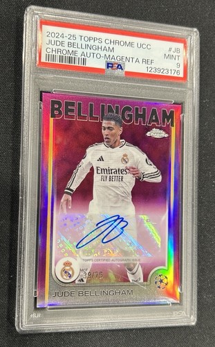 Jude Bellingham 2024 Topps Chrome UEFA Magenta Refractor /75