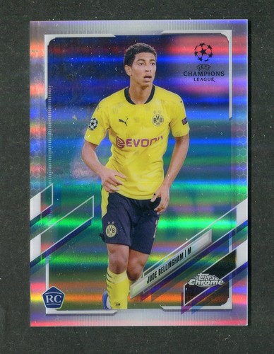 Jude Bellingham 2021 Topps Chrome UEFA Refractor