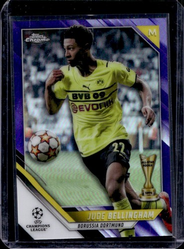 Jude Bellingham 2021 Topps Chrome Viola Rifrattore /250