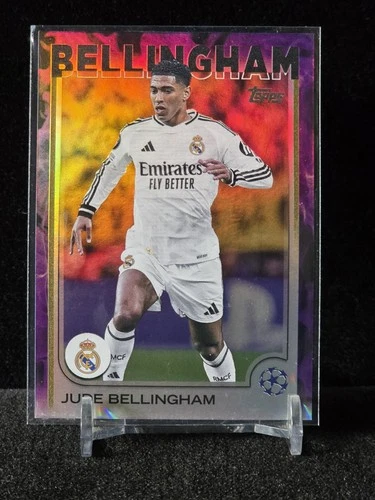Jude Bellingham 2024 Topps Chrome Violet Refractor /299