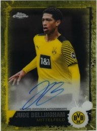 Jude Bellingham 2021 Topps Chrome Yellow /20