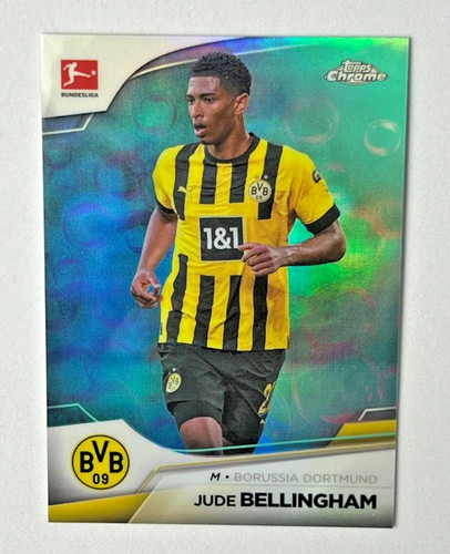 Jude Bellingham 2022 Topps Cromo Bundesliga Aqua Refractor /275