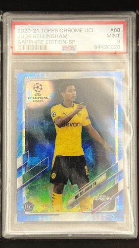 Jude Bellingham 2020 Topps Cromo UCC Zafiro
