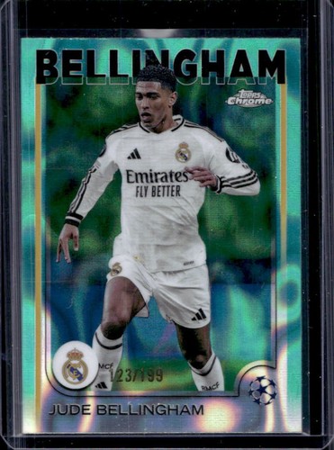 Jude Bellingham 2024 Topps Cromo UEFA Aqua Lava Refractor /199