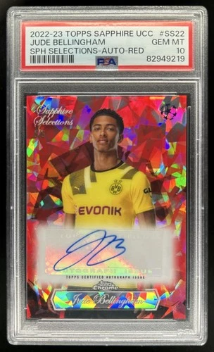 Jude Bellingham 2022 Topps Cromo Zafiro Red /5