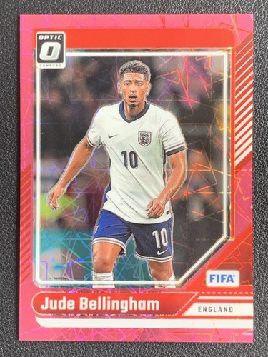 Jude Bellingham 2024 Panini Donruss FIFA Optic Pink Lazer Prizm /99