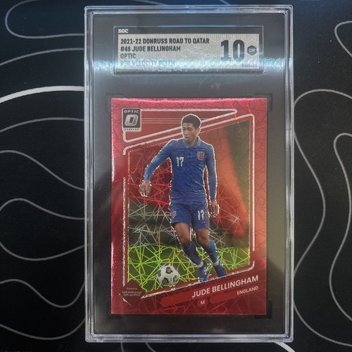 Jude Bellingham 2021 Panini Donruss Red Velocity Prizm