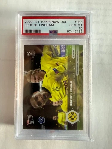 Jude Bellingham / Erling Haaland 2021 Topps Now UCL #065