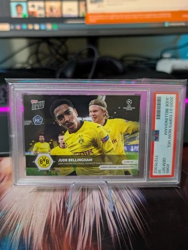 Jude Bellingham & Erling Haaland 2020 Topps Now UCL /65