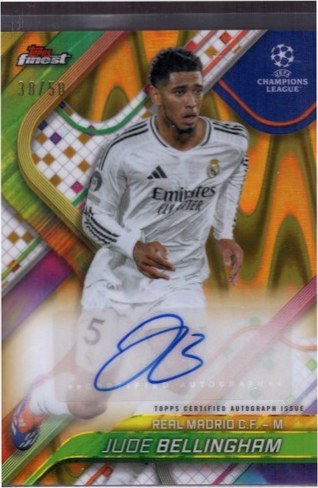Jude Bellingham 2024 Topps Finest /50