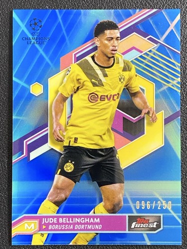 Jude Bellingham 2023 Topps Finest Azul/Aqua Vaporwave /250
